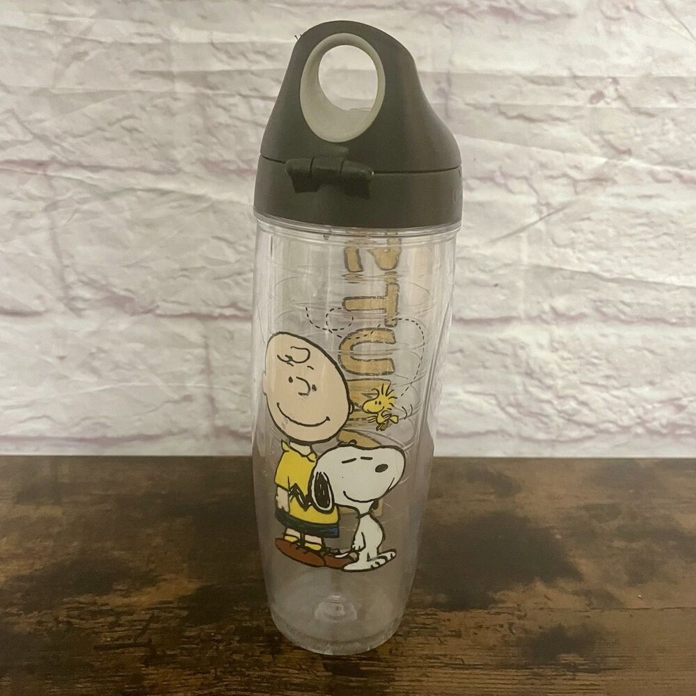 Tervis Peanuts 24oz Water Bottle Snoopy Charlie Brown Woodstock w/ Lid